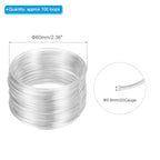 PATIKIL 100 Loops Memory Wire, 2pcs 0.8mm 20 Gauge Jewelry Wire Craft Wire Memory Steel Wire for Jewelry Making Bracelets Beading DIY Crafts, Silvery