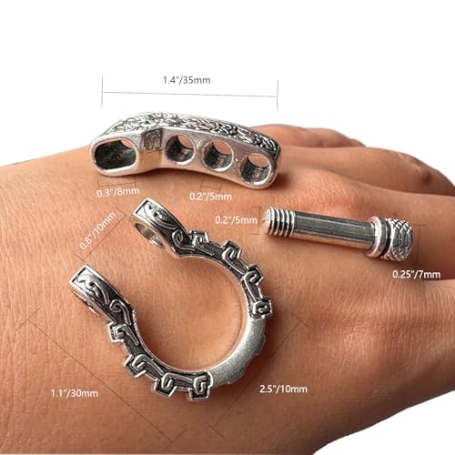 Paracord Shackles Bow Shackles Screw Pin Anchor Shackle Adjustable D Shackles Buckles for Paracord Bracelet Belt 10 PCS Gold Buckles