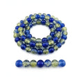 DandS ltd Crackle Lampwork Glass Beads for Jewelry Making, Dark Blue, Vibrant DIY Bracelets, Necklaces, Earrings, Beading Supplies & Craft Kits for Handmade Jewelry, 80pcs 0.39 inch (10mm), #J230-10 - color: Dark Blue
