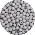 BONNY BOXX 1000PCs 6MM Matte Grey Acrylic Round Beads, Frosted Plastic Resin Bubblegum Balls Chunky Gumball Beads for Necklace and Bracelet Making, Crafting Supplies - color: Matte Grey, size: 6MM