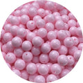 1000pcs Acrylic Round Beads - 6mm Spacer Plastic Pastel Beads for DIY Bracelet Necklace Jewelry Making Supplies (Light Pink) - color: Light Pink, size: 6mm