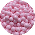 1000pcs Acrylic Round Beads - 6mm Spacer Plastic Pastel Beads for DIY Bracelet Necklace Jewelry Making Supplies (Light Pink) - color: Light Pink, size: 6mm