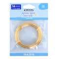 Artistic Wire | 16 Gauge Gold Silver-Plated Copper Wire | Tarnish Resistant Bendable Craft for Jewelry Making & DIY Projects | 25 ft Coil - color: Gold, size: 16 Gauge / 25 ft