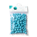 Raicegs 100pcs 8mm Turquoise Beads Natural Gemstone Beads Round Loose Beads for Jewelry Making DIY Bracelets Necklace - color: Turquoise, size: 8mm Round