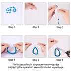 PH PandaHall 80 Yards 0.3mm Transparent Beading Line Clear Fishing Line Invisible Nylon Thread Jewelry String Wire Beading Cords String for Christmas Party Decor, Seed Beads Jewelry Bracelet Making - size: 0.3mm