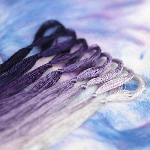 Mulberry Silk Floss Embroidery Thread Floss-Cross Stitch Threads China Silk Woven Jewelry Threads DIY Sewing Kits (115) - color: 115