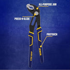 IRWIN Tools VISE-GRIP GrooveLock Pliers Set, 8 Piece, 2078712