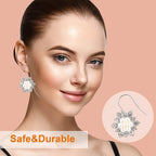 Tondiamo 2400 Pcs Earring Making Kit, Include Bright Gold, Silver and Gold Ear Hooks, 300 Earrings Cards Anti Sensitive Earring Making Tool with Jump Rings and OPP Bags for Repair(Brown Cards) - color: Brown Cards