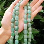 Adabele 45 Inch Natural Green Aventurine Gemstone Tumbled Round Nugget Loose Beads 10mm-13mm Gem Stone Spacer for Craft Jewelry Making GZ4-2 - color: Green Aventurine, size: 45 Inch/3 Strands