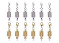 KONMAY 10 Sets Mixed Screw-in Magnetic Necklace Clasps, Safety Magnetic Converter Clasps for Jewelry Making - color: Mixed with Screw Patterns