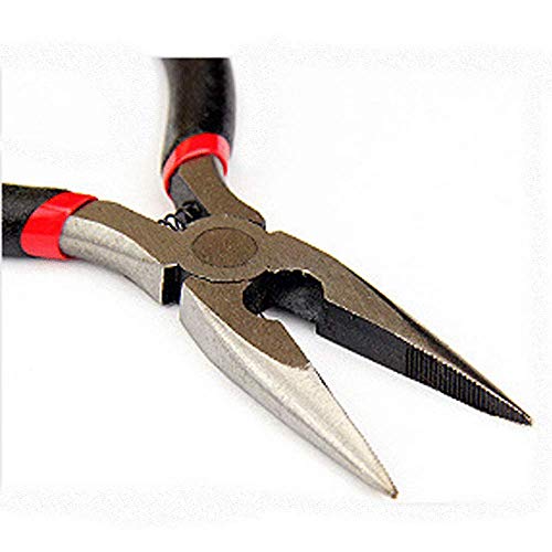 5 inch Needle Nose Pliers For Jewelry Making,Long Nose Craft Pliers with Side Cutters,Mini Needle Nose Pliers for Electronics, Jewelry Making, Side Cutting Pliers for Working in Tight Areas - style: Needle Nose