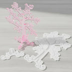 Tree Shape Jewelry Stand Mold, Silicone Resin Earring Holder Epoxy Casting Display Necklace Organizer Hanger Rack Mould for DIY Art Crafts, Handcraft Making, Bracelets Storage, Home Decoration Gift