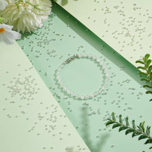 UNICRAFTALE About 1000Pcs 925 Sterling Silver Plated Rondelle Spacer Beads Round Crimp Beads Tiny Crimps Beads Brass Beads Metal Beads Findings for DIY Bracelet Necklace Jewelry Making Hole 1.2mm