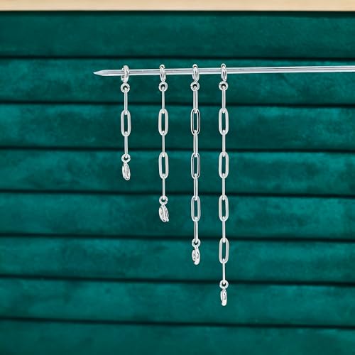 FAMARINE Gold Silver Necklace Extender Chains for Women - color: silver A