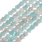 Songxi 60pcs 6mm Amazonite Plum Blossom Natural Stone Beads for Jewelry Making, Smooth Loose Flower Shape Gemstone Beads for Bracelets Necklace Earrings Making Supplies ﻿ - color: Amazonite