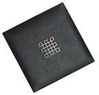 Glenor Co Lid for Stackable Jewelry Tray - Mirror on The Bottom - Modern Handle - Cover Compatible with Other Stacking Trays - Black - size: Square - Lid with Mirror