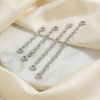 FAMARINE Gold Silver Necklace Extender Chains for Women - color: silver B