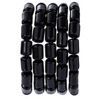 Natural Black Agate Cylinder Tube Beads 10x14mm 38cm/str Loose Semi Gemstone Stone Beads for Making Bracelets Necklace - color: Black Agate