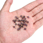 Beadia Natural Faceted Cube Stone Charms 4mm 30pcs with Untarnish Metal Accessories Loose Square Beads for DIY Jewelry Making - color: Amethyst