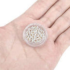 BEADIA Silver Plated Roudelle Spacer Beads 5x1.8mm 50pcs for Jewelry Making Findings Non Tarnish - color: Silver, size: 5x1.8mm Roudelle