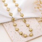 GTVOODX 18k Gold Plated Soldered Jewelry Making Chains 6.6 Ft Four Leaf Clover Stainless Steel Handmade Bulk Chain Roll for DIY Jewelry Necklace Bracelet Making with Jump Rings and Lobster Clasps - color: Gold Four Leaf Clover