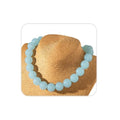 Colorful Chunky Beaded Necklace for Women Acrylic Bead Choker Necklaces Fashion Large Round Beads Necklaces for Women Handmade Summer Jewelry - color: Bule Beaded Necklace