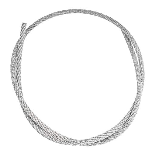 1/8” 7x7 Stainless Steel Semi-Flexible Cable T304, All-Purpose – 5,000-Foot Spool - color: 5,000 Feet, size: 1/8"