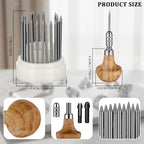 Setting Tools, 24pcs Beading Tools Beader Set for Stone Setting Graver Jewelry Equipments Tool Stone Bead Grain Tool Bead Grain Graver Jewelry Equipments