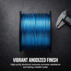 Aluminum Craft Wire, 32.8 Feet 3.0 mm/ 8 Gauge Blue Bendable Soft Metal Aluminum Wire Roll Bulk for DIY Crafts Sculpting Jewelry Making - color: Blue, size: 8 Gauge