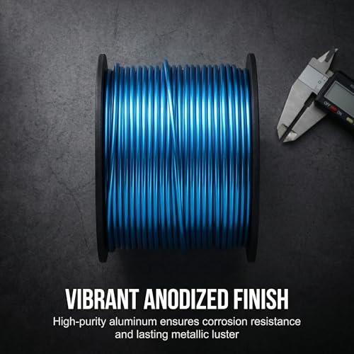 Aluminum Craft Wire, 75 Feet 1.5mm/ 16 Gauge Blue Bendable Soft Metal Aluminum Sculpting Wire Roll Bulk for DIY Crafts Jewelry Making - color: Blue, size: 16 Gauge