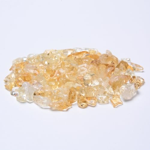 3-5mm Natural Citrine Gemstone Chips Loose Beads Semi Precious for Jewelry Making DIY Handmade Craft Supplies 1 Strand per Bag Approxi 32" - color: Citrine