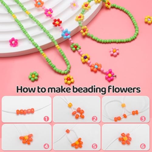 IOOLEEM Christmas Green Seed Beads, 4000+ pcs 3mm Glass Beads for Jewelry Making, Bracelets - color: Christmas Green, size: 3mm / 4000pcs