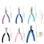 6 PcsJewelry Pliers Set, Include Needle Round Bent Nose Zipper Wire Cutter Looper Jewelry Pliersset, Wire Wrapping Tools for Jewelry Making Repair DIY Arts and Crafting, Jewelers Pliers Set - style: 6pcs-Mixed Color