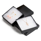 GEFTOL Jewelry Gift Boxes 20 Pack 3.5x3.5x1 Inch Cardboard Jewelry Boxes,Small Gift Boxes for Jewelry Earrings Necklaces Handmade Bangles Bracelets(Black) - color: Black, size: 3.5x3.5x1 Inch (Pack of 20)