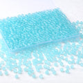 500Pcs Light Blue Glass Beads for Bracelets Necklace, 6mm Round Crystal Beads for Bracelet Jewelry Making Kits Earring Necklaces and DIY Crafts(Light Blue) - color: Light Blue