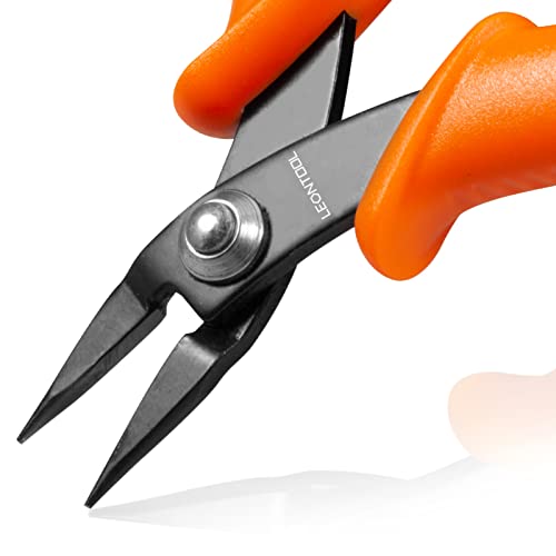 Mini Long Nose Pliers Tweezer Nose Pliers Specialty Pointed Nose 1mm Diameter Tip 4-Inch Precision Needle Nose Pliers Flat Smooth Jaw Jewellery Making Tool - style: Mini Long Nose Pliers
