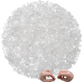 XIANNVXI Clear Quartz Beads, Natural Chip Stone Beads 400Pcs Crystal Bead 5-8mm Irregular Healing Crystal Loose Rocks for DIY Jewelry Making - color: Clear Quartz