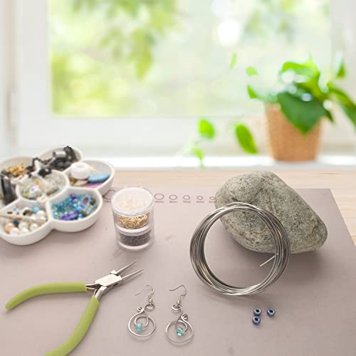 The Beadsmith Square Craft Wire - Medium Temper Beading Wire, Titanium Color, 18 Gauge, 4 Yards - color: Titanium, size: 18 Gauge, 4 Yard Coil