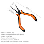 Thin Flat Needle Nose Pliers 5.5 inches Flat Nose Pliers For Jewelry Making, Handcraft Making, PCB Board Repairing etc.