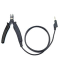 Grounded Plier, Precise Control Unleash Unrivaled Precision for Fine Chain Welding, 3ft Cable Secure Connection, Ideal for Permanent Jewelry Fine Chain Welding, Black