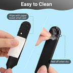 Gartful 6PCS Silicone Spatula Sticks, Non-Stick Epoxy Resin Mixing Sticks Scraper Tools, Reusable Stirring Rods for Resin, Paint, Waxing, Liquid, Arts Crafts Supplies, Facial Mask, Black - color: Black