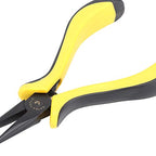Professional Watch Repair Pliers Set, Precision Diagonal Flat and Pointed Nose Pliers with Wooden Storage Base for Watchmaking and Jewelry Repair