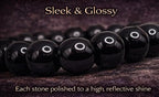 Rose Quartz Bracelet - 8mm Healing Crystal for Love, Unisex - color: 01: Black Onyx, style: F: 8.3-8.7 inches