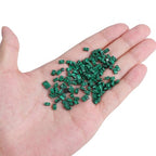 Beadia Malachite Stone Tila Beads 5x2mm Rectangle 2-Hole Spacer Beads for DIY Bracelet Earring Making 15"/Strand - color: Malachite, size: 5x2mm