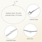 18 Inches Silver Stainless Steel Necklace Chain Bulk 12 Pcs Snake Chain Adjustable Necklace for Women Men - color: Silver Snake, size: 18 inches