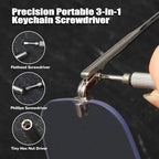 6 Inches Nose Pad Plier Adjusting Eyeglass Arms Frame Eyeglasses Repairing Plier Stainless Steel Optical Hand Tool Frames Clamp Repair Tool with Screwdriver and Glasses Cloth - style: Nose Pad Plier