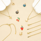 SMYHTGLIF 12 Pack Gold Box Necklace Chain Bulk Stainless Steel Craft Women and Men Necklace Chain for Jewelry Making - color: Gold Box, size: 18 Inches
