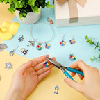 MARFOREVER 40Pcs/20 Pairs Autism Awareness Charms, Autism Charm for Jewelry Making, Autism Alloy Puzzle Pendants for Bracelet Necklace Earrings Making Accessories Autism Awareness Stuff - style: Autism Awareness