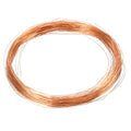 PATIKIL 99.9% Soft Copper Wire, 1Pcs 32Gauge/0.2mm Diameter 25m/82ft Spool Pure Copper Craft Wire for Jewelry Making Beading Garden Plants - size: 32Gauge