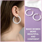 Pndeyo 280pcs Hypoallergenic Earring Beading Hoops, 20mm 25mm 30mm 35mm Round Hoop Earrings Findings, Open Earring Wire Ring Accessories for Jewelry Making- Silver & Gold - color: Gold-280pcs